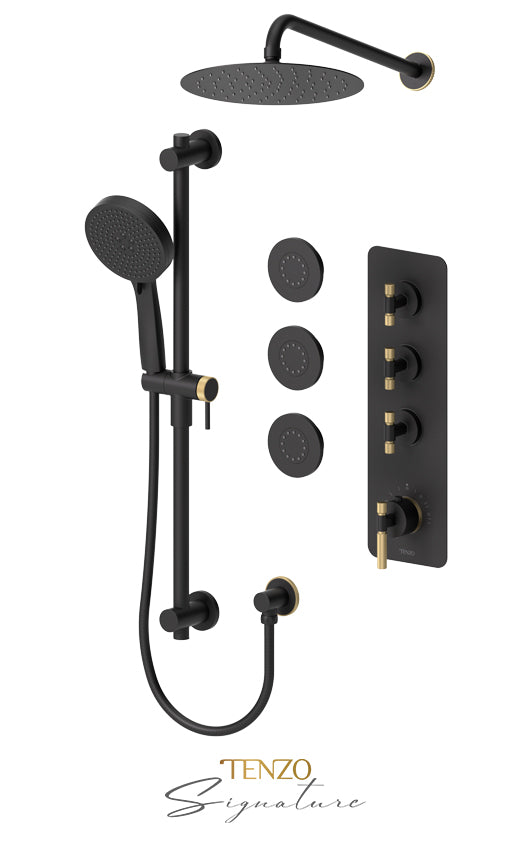 Extenza kit 3 fcts thermo Bellacio-F brushed gold