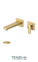 Wall mount lavatory faucet Delano with (overflow) drain