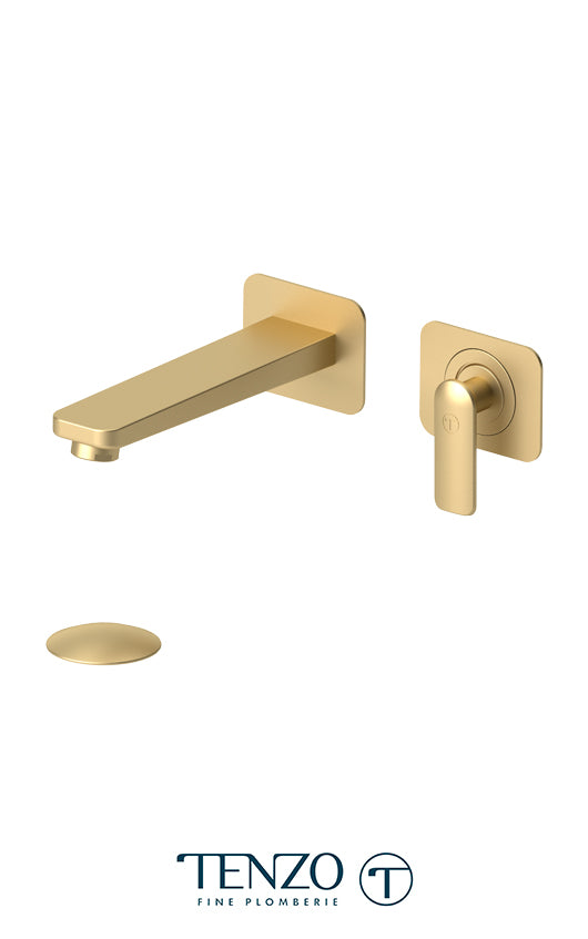 Wall mount lavatory faucet Delano with (W/O overflow)