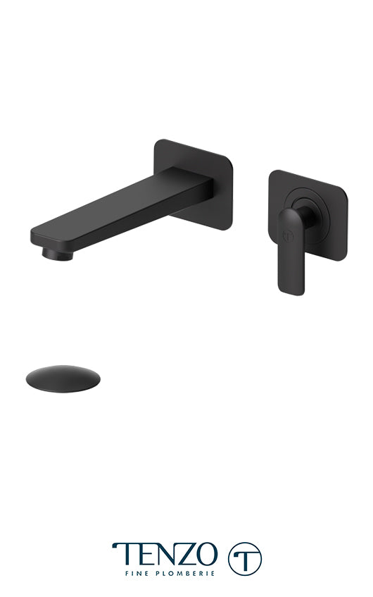 Wall mount lavatory faucet Delano with (overflow) drain