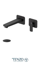 Wall mount lavatory faucet Delano with (overflow) drain