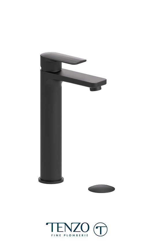 Delano single hole tall lavatory faucet with (W/O overflow) drain