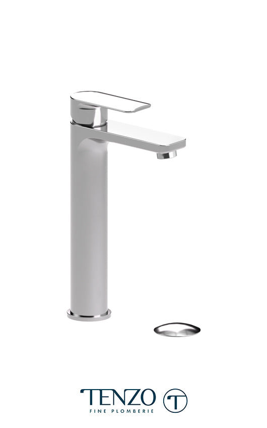 Delano single hole tall lavatory faucet with (W/O overflow) drain