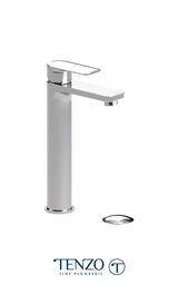 Delano single hole tall lavatory faucet with (W/O overflow) drain