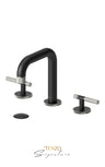 8" lavatory faucet with (overflow) drain Bellacio-F brushed gold