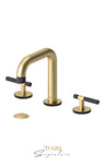 8" lavatory faucet with (W/O overflow) drain Bellacio-F brushed gold