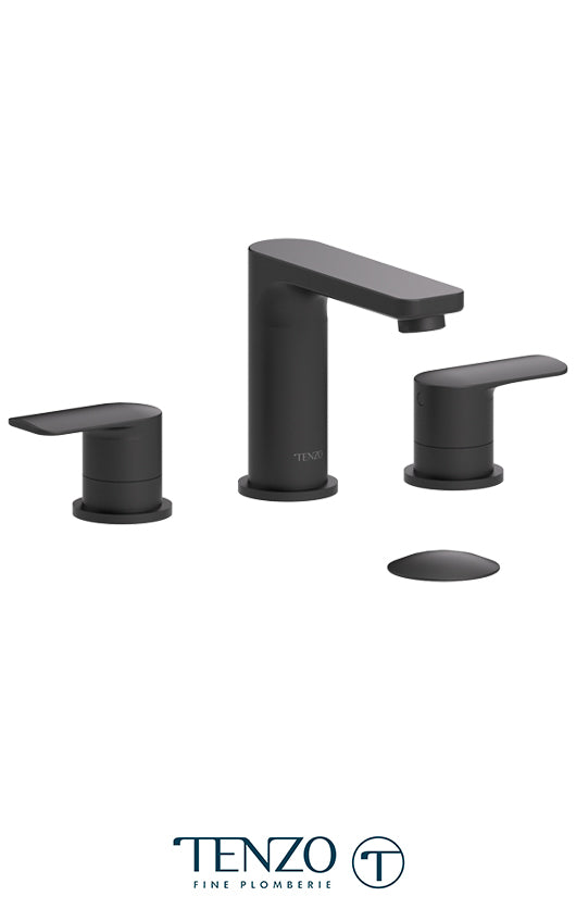 Delano 8in lavatory faucet with (overflow) drain