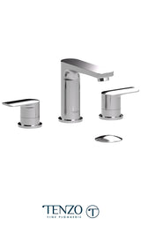 Delano 8in lavatory faucet with (W/O overflow) drain