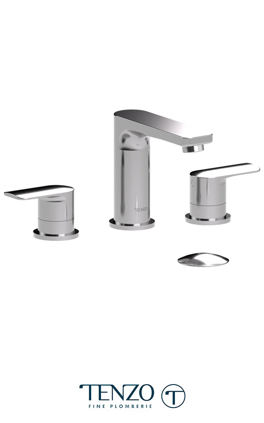 Delano 8in lavatory faucet with (overflow) drain