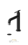 Single hole lavatory faucet with (W/O overflow) drain Bellacio-C brushed gold