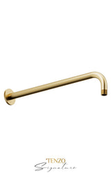 Wall mount shwr arm Bellacio-F brushed gold