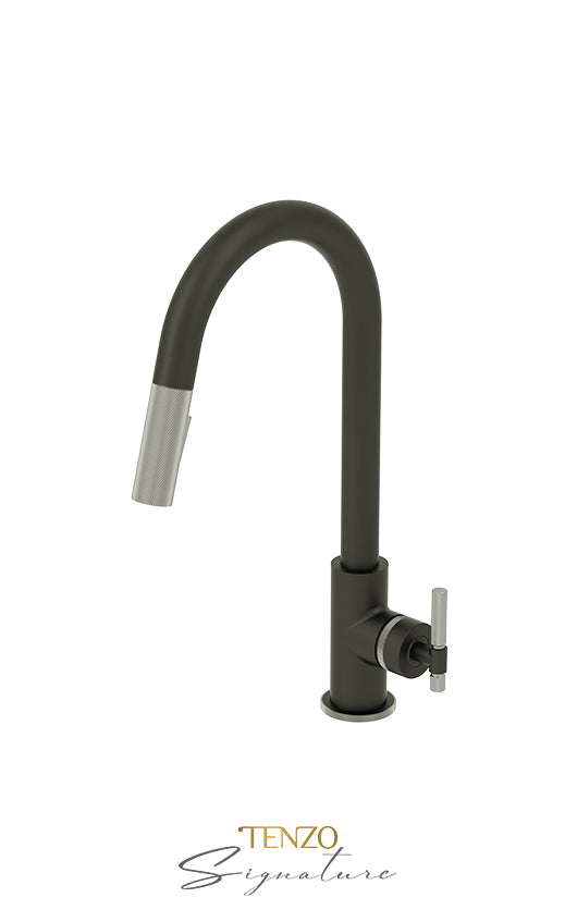 Single-handle kitchen faucet Bellacio with pull-down & 2-Function hand shower