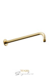 Wall mount shwr arm Bellacio-C brushed gold