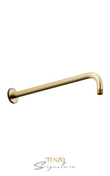 Wall mount shwr arm Bellacio-C brushed gold