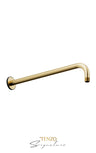 Wall mount shwr arm Bellacio-C brushed gold