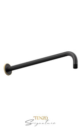 Wall mount shwr arm Bellacio-C brushed gold