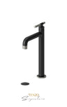 Tall single lavatory faucet with (W/O overflow) drain Bellacio-C brushed gold