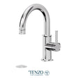 Alyss single hole lavatory faucet with (overflow) drain