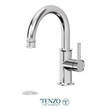Alyss single hole lavatory faucet with (overflow) drain