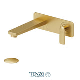 Trim for Delano wall mount lavatory faucet 2 ing plates with drain (overflow)