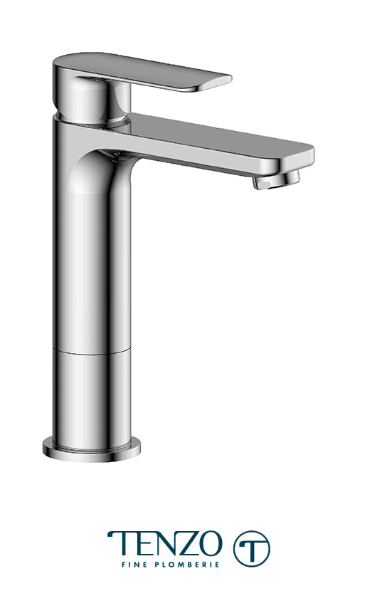 Delano single hole tall lavatory faucet with (W/O overflow) drain