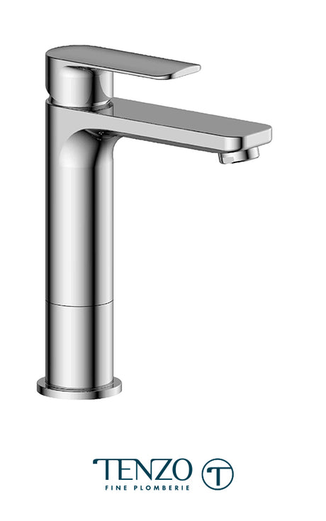 Delano single hole tall lavatory faucet with (W/O overflow) drain