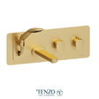 Trim for wall mount tub faucet with retractable hose Delano