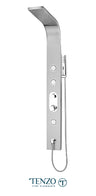 Evolo stainless steel shower column — 2 functions, pressure balanced / diverter