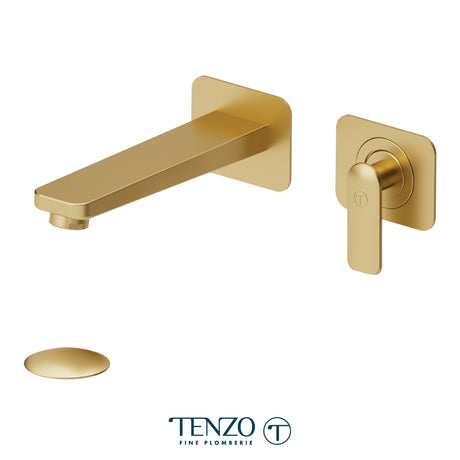 Trim for Delano wall mount lavatory faucet 2 ing plates with W/O (overflow) drain