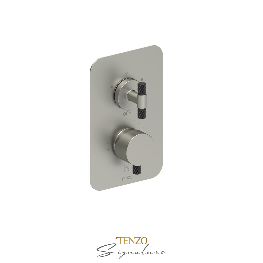 Trim for T-box valve 2 fcts thermo Bellacio-C brushed gold