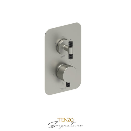 Trim for T-box valve 2 fcts thermo Bellacio-C brushed gold