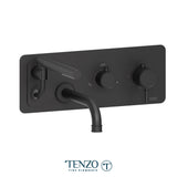 Wall mount tub faucet with retractable hose Alyss
