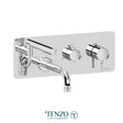 Wall mount tub faucet with retractable hose Alyss