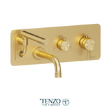 Wall mount tub faucet with retractable hose Alyss