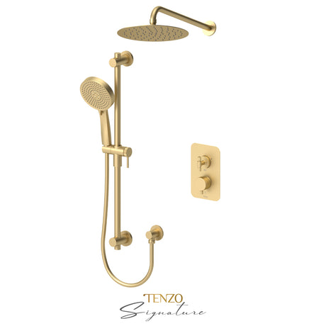Trim for T-box kit 2 fcts pres bal Bellacio-F brushed gold