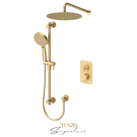 T-Box kit 2 fcts thermo Bellacio-F brushed gold