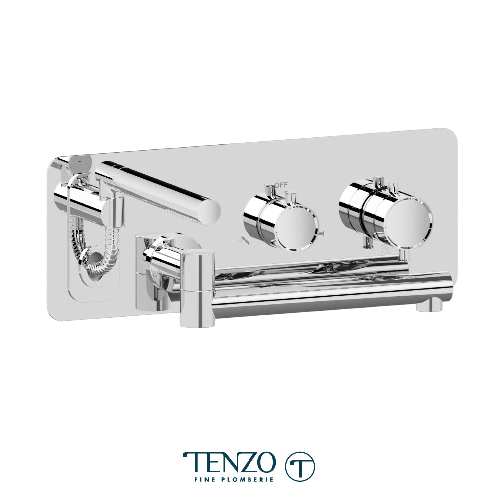 Wall mount tub faucet with swivel spout Alyss