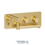 Wall mount tub faucet with swivel spout Alyss