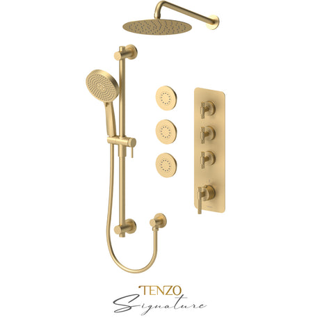 Trim for Extenza kit 3 fcts thermo Bellacio-C brushed gold