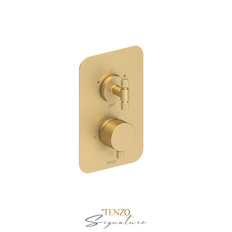 Trim for T-box valve 2 fcts pres bal Bellacio-F brushed gold