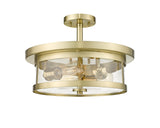 Semi Flush Mount YS22137-3SF-GD