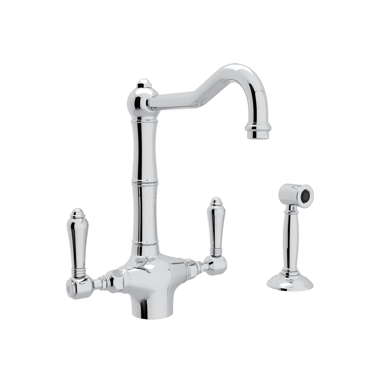 Acqui® Two Handle Kitchen Faucet With Side Spray A1679lmws-2