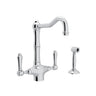 Acqui® Two Handle Kitchen Faucet With Side Spray A1679lmws-2