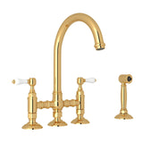 San Julio® Bridge Kitchen Faucet With Side Spray A1461lpws-2