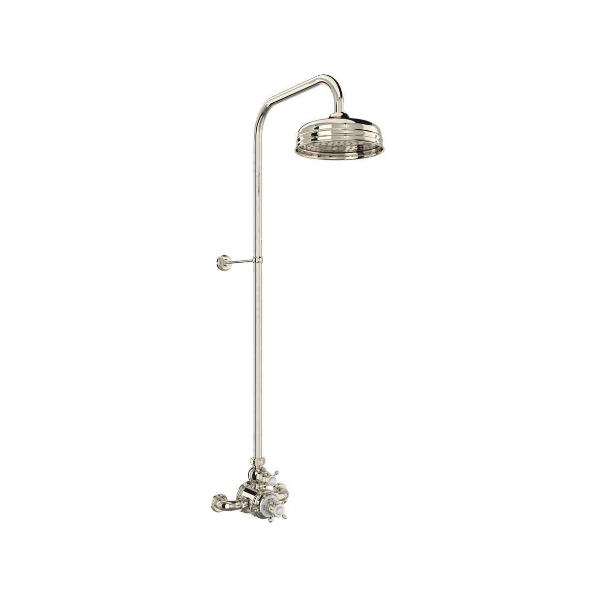 Edwardian 3/4 inch Exposed Wall-Mount Thermostatic Shower System