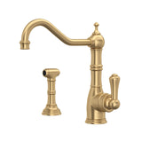 Edwardian Kitchen Faucet With Side Spray