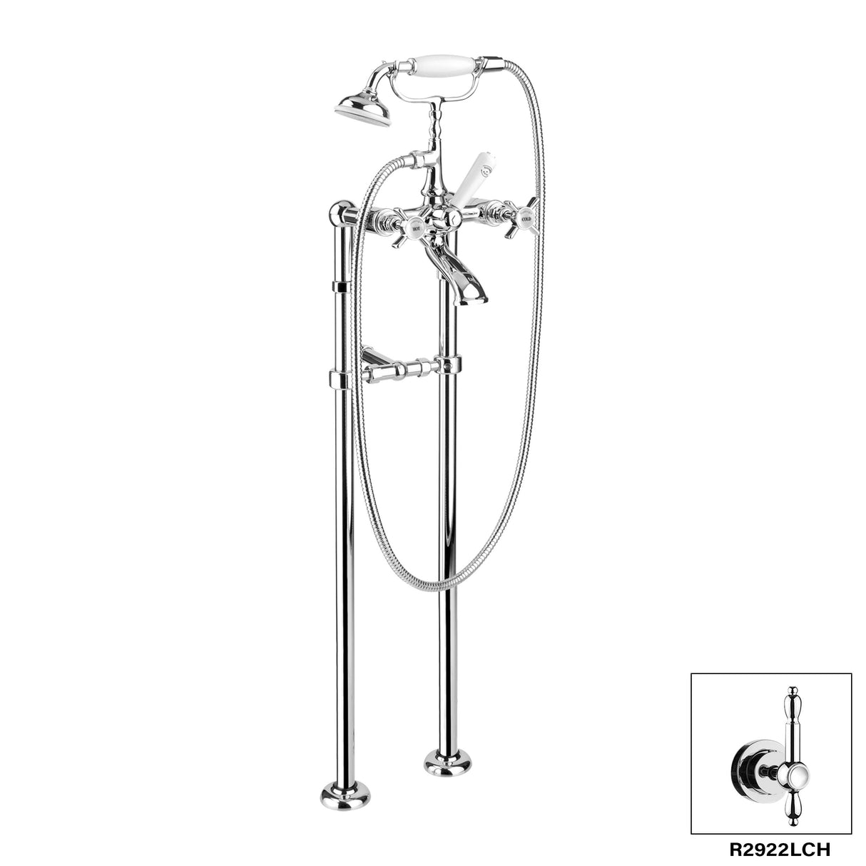 Floor Mount Tub Filler - Nostalgia R2922X