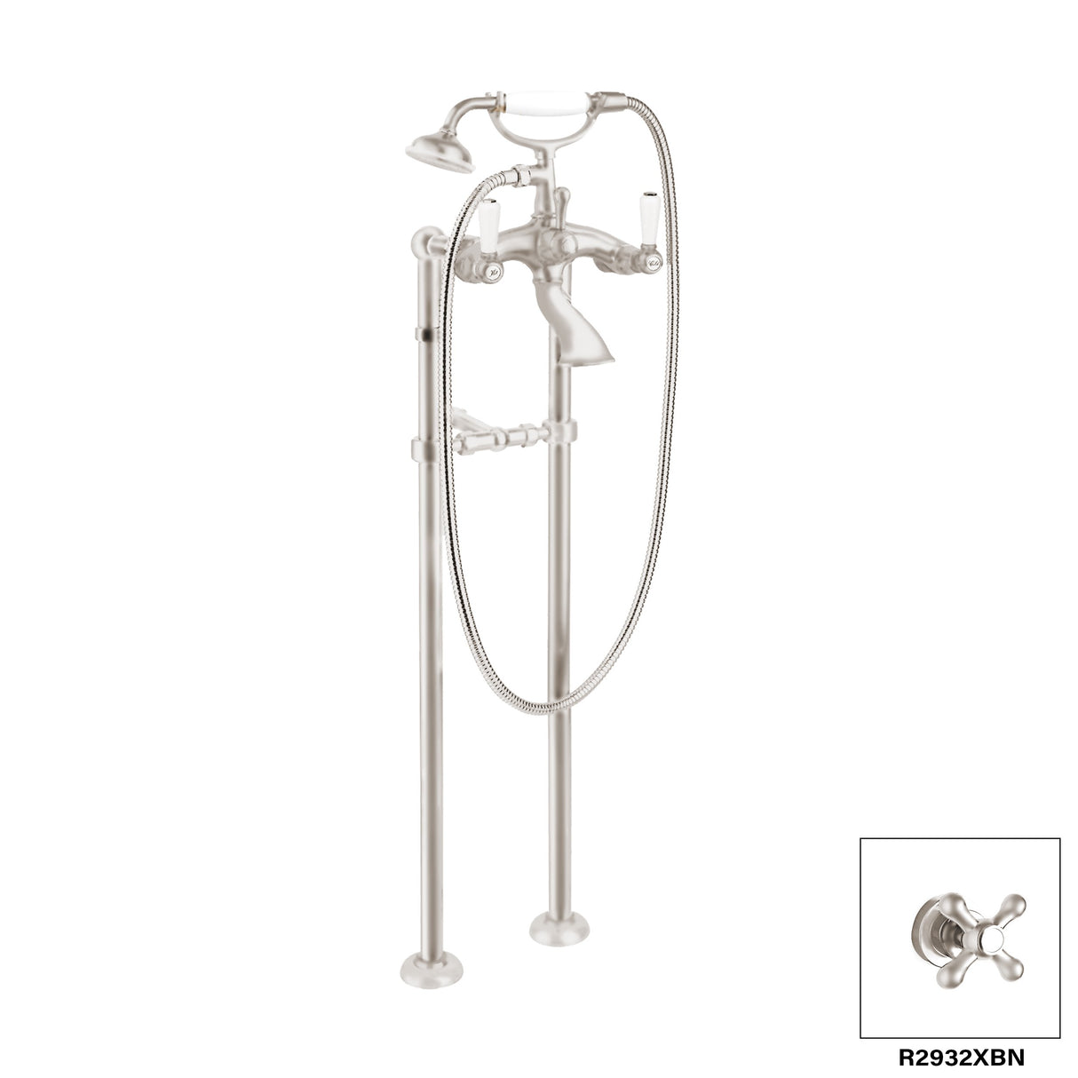 Floor Mount Tub Filler - Colonial R2932L