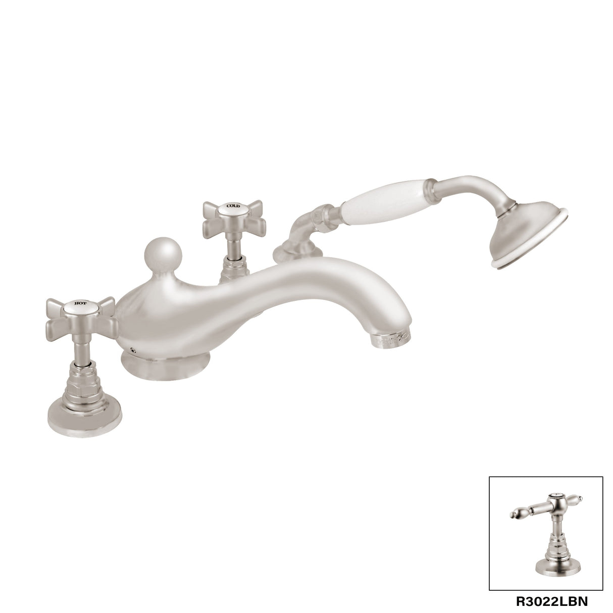 Nostalgia Four Piece Deck Mount R3022L