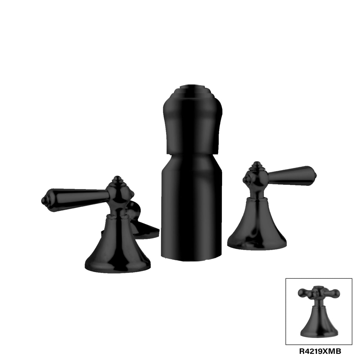 4 Hole Bidet Faucet - mechanical drain included - London R4219L